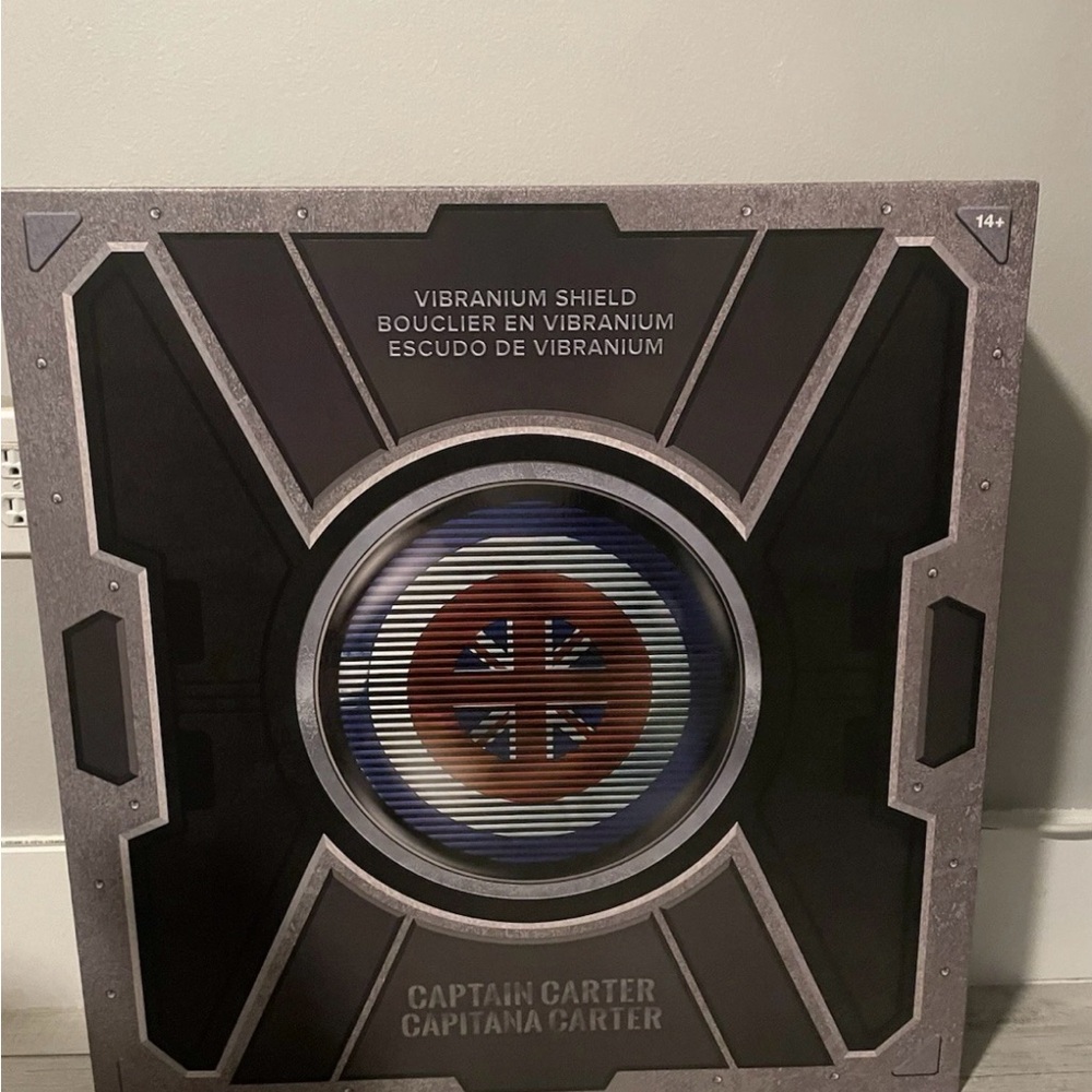 NWT Disney Marvel Captain Carter Vibranium Shield in Original Box